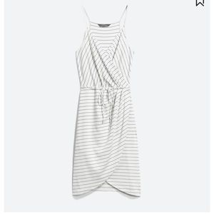 Faux wrap knit dress from Stitch fix -